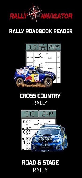 Rally Roadbook Reader app splash screen